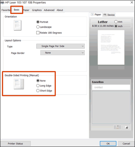 morfine Kan worden genegeerd Behoort How to do duplexing (double sided printing) on HP printers