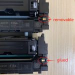 Why Can I NOT remove my cartridge chip?