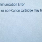 Why Does My Printer Display Cartridge Communication Error with Canon 055 toners?