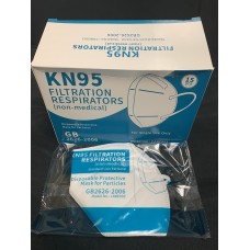 KN95 Filtration Respirators (non-medical), Disposable Protective Mask for Particles, Pack of 15