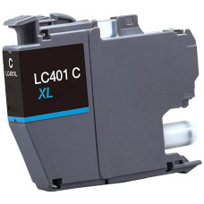 Brother LC401 Cyan Compatible Ink Cartridge (LC401XLC), High Yield