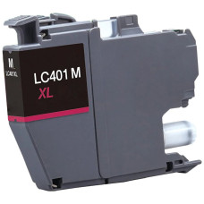 Brother LC401 Magenta Compatible Ink Cartridge (LC401XLM), High Yield