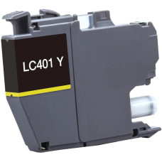 Brother LC401 Yellow Compatible Ink Cartridge (LC401Y)
