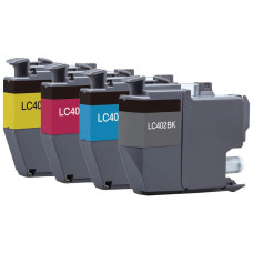 Brother LC402 Compatible Ink Cartridge BK/C/M/Y Combo Pack