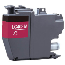 Brother LC402 Magenta Compatible Ink Cartridge (LC402XLM), High Yield