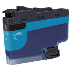 Brother LC406 Cyan Compatible Ink Cartridge (LC406XLC), High Yield