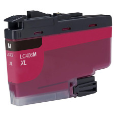 Brother LC406 Magenta Compatible Ink Cartridge (LC406XLM), High Yield