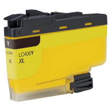 Brother LC406 Yellow Compatible Ink Cartridge (LC406XLY), High Yield