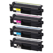 Brother TN815 BK/C/M/Y Compatible Toner Cartridge Combo Pack, Super High Yield