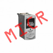 Canon 50 Black MICR Ink Cartridge PG-50 (0616B002), High Yield