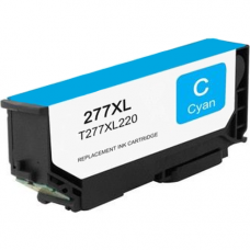 Epson 277XL Cyan Compatible Toner Cartridge (T277XL220), High Yield
