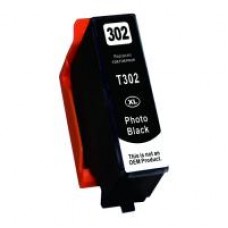 Epson 302XL Photo Black Compatible Ink Cartridge (T302XL120-S), High Yield