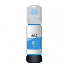 Epson 552 Cyan Compatible Dye 70ml Ink Bottle (T552220-S)