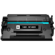 *HP 148X Black Compatible Toner Cartridge (W1480X), High Yield