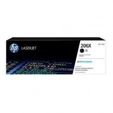 HP 206X Black Genuine Toner Cartridge (W2110X), High Yield