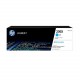 HP 206X Cyan Genuine Toner Cartridge (W2111X), High Yield