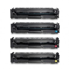 HP 215A B/C/M/Y Compatible Toner Cartridge Combo Pack (W2310A, W2311A, W2313A, W2312A), with New Chips