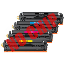 HP 218X B/C/M/Y Compatible Toner Cartridge Combo Pack, High Yield Without Chip