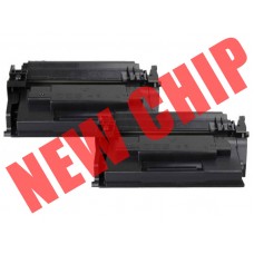 HP 58X Black Compatible Toner Cartridge (CF258X), High Yield 2-Pack with New Chip