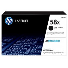 HP 58X Black Genuine Toner Cartridge (CF258X), High Yield