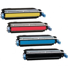 HP 642A B/C/Y/M Compatible Toner Cartridges Value Pack (CB400A, CB401A, CB402A, CB403A)