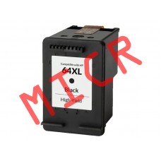 HP 64XL Black MICR Ink Cartridge (N9J92AN), High Yield