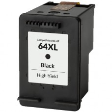 HP 64XL Black Compatible Ink Cartridge (N9J92AN), High Yield