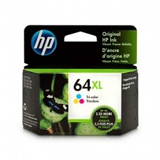 HP 64XL Tri-Color Ink Cartridge (N9J91AN), High Yield