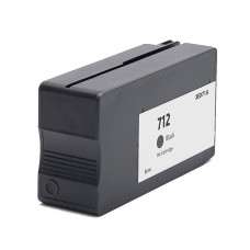 HP 712 Black Compatible Ink Cartridge 3ED71A (80ml)