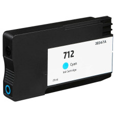 HP 712 Cyan Compatible Ink Cartridge 3ED67A (29ml)