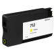 HP 712 Yellow Compatible Ink Cartridge 3ED69A (29ml)