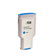 HP 728 Cyan Compatible 300ml Inkjet Cartridge (F9K17A), High Yield