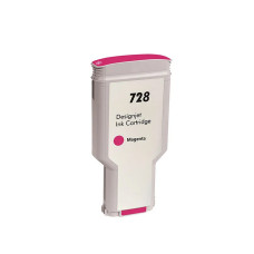 HP 728 Magenta Compatible 300ml Inkjet Cartridge (F9K16A), High Yield