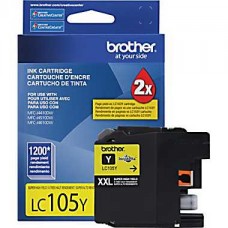 Brother LC105 Yellow Ink Cartridge (LC105Y), Super High Yield