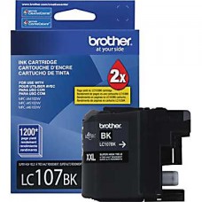 Brother LC107 Black Ink Cartridge (LC107BKS), Super High Yield