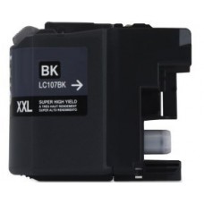 Brother LC107 Black Compatible Ink Cartridge (LC107BKS), Super High Yield