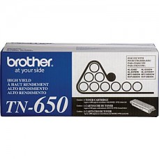 Brother TN-650 Black Toner Cartridge, High Yield