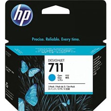 HP 711 Cyan Ink Cartridge (CZ130A), 29ml