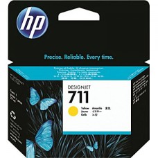 HP 711 Yellow Ink Cartridge (CZ132A), 29ml
