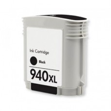 HP 940XL Black Compatible Ink Cartridge (C4906AN), High Yield