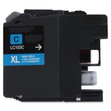 Brother LC103 Cyan Compatible Ink Cartridge (LC103C), High Yield