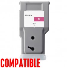 Canon 207 Magenta Compatible Ink Cartridge PFI-207M (8791B001AA), High Yield