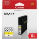 Canon 2200XL Yellow Ink Cartridge PGI-2200XL (9270B001), High Yield