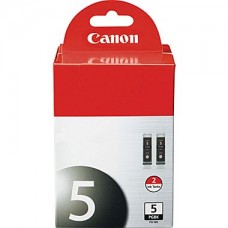 Canon 5 Black Ink Cartridges PGI-5 (0628B009), 2/Pack