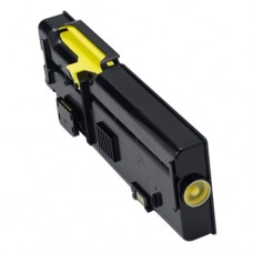 Dell C2660 Series Yellow Compatible Toner Cartridge 2K1VC (593-BBBR), High Yield