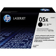 HP 05X Black Toner Cartridge (CE505X), High Yield