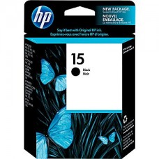 HP 15 Black Ink Cartridge (C6615DN)
