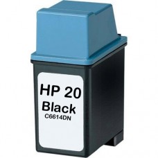HP 20 Black Compatible Ink Cartridge (C6614DN)
