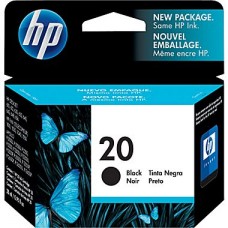HP 20 Black Ink Cartridge (C6614DN)