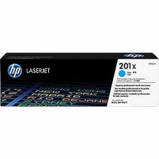 HP 201X Cyan Toner Cartridge (CF401X), High Yield